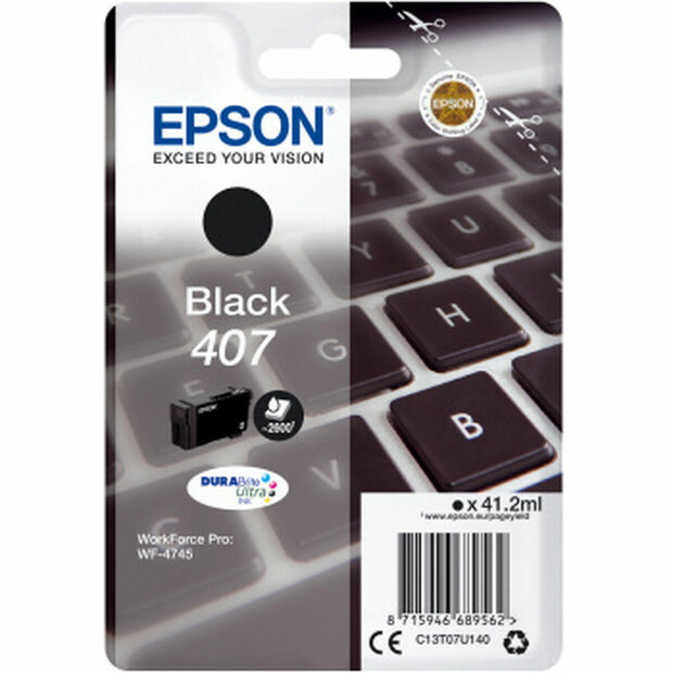 Originele inktcartridge Epson WF-4745 Zwart Cyaan 1