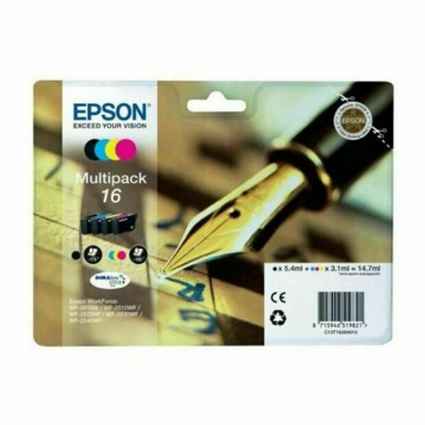 Compatibele inktcartridge Epson C13T16264012 Geel Zwart Cyaan Magenta 1