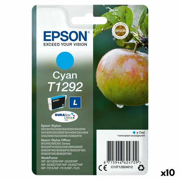 Originele inktcartridge Epson SX 235W /420W/425W/ OFFICE BX305F/320FW Cyaan (10 Stuks) 1