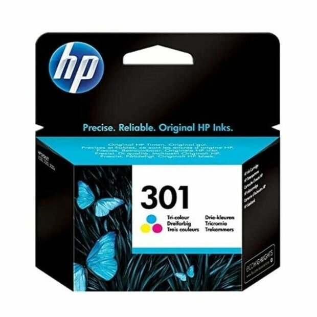 Originele inktcartridge HP 301 Zwart Tricolor Cyaan/Magenta/Geel (3 pcs) 1