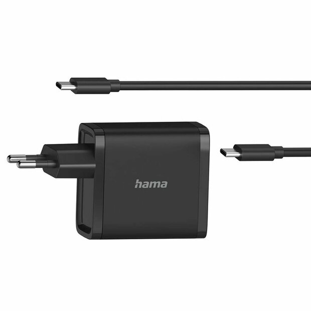 Laptop oplader Hama 00200005 Zwart 1