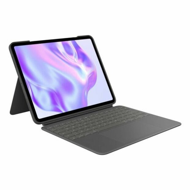 tablethoes Logitech iPad Pro 2024 Zwart Qwerty Spaans QWERTY 1