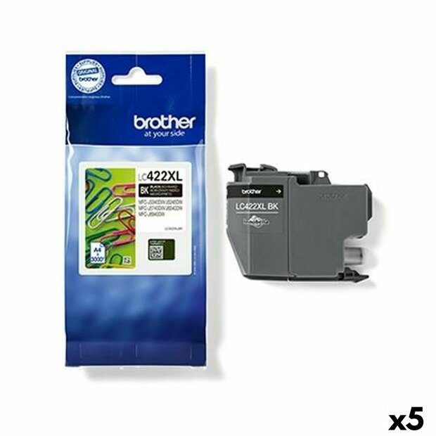 Originele inktcartridge Brother MFCJ5340DW MFCJ5740DW MFCJ6540DW MFCJ6940DW Zwart (5 Stuks) 1