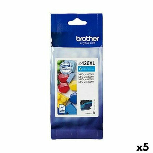 Originele inktcartridge Brother MFC-J4340DW J4540DWXL J4540DW Cyaan (5 Stuks) 1