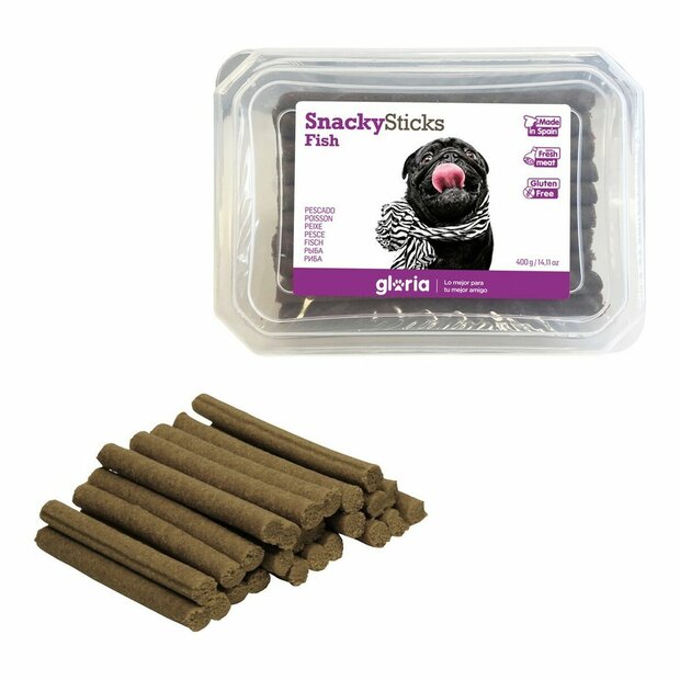Hondensnoepjes Gloria Snackys Sticks Vis Sticks (350 g) 1