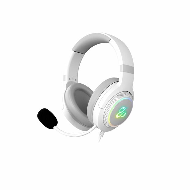Gaming Headset met Microfoon Newskill Sobek Ivory 7.1 1