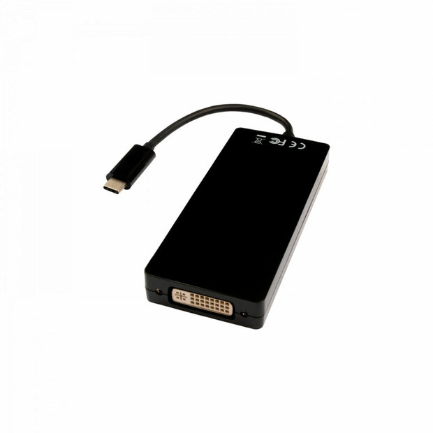 USB-HUB V7 V7UC-DPHDVGADVI-BLK 1