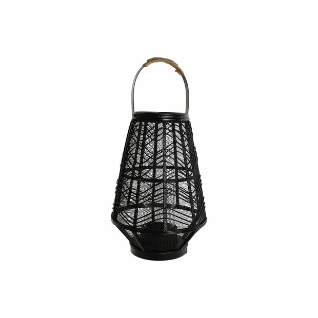 Kaarshouder Home ESPRIT Zwart Metaal 27,5 x 27,5 x 40 cm 1