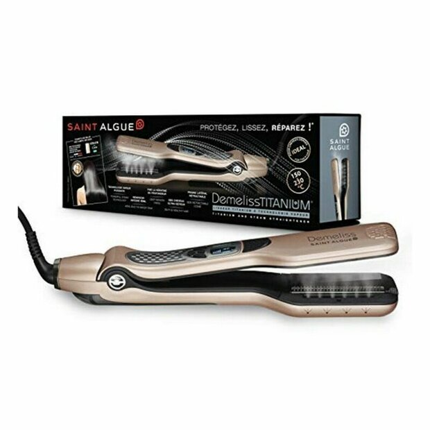 Stijltang Demeliss Titanium Saint-Algue Straightener Demeliss Titanium Zwart 1