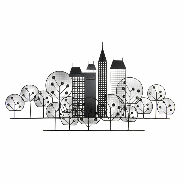 Wanddecoratie DKD Home Decor Zwart Gouden Loft 105 x 6 x 56 cm 1