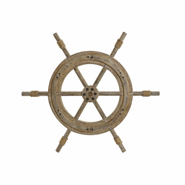 Wanddecoratie Home ESPRIT Natuurlijk Roer Verouderde afwerking 75 x 4 x 66 cm 1