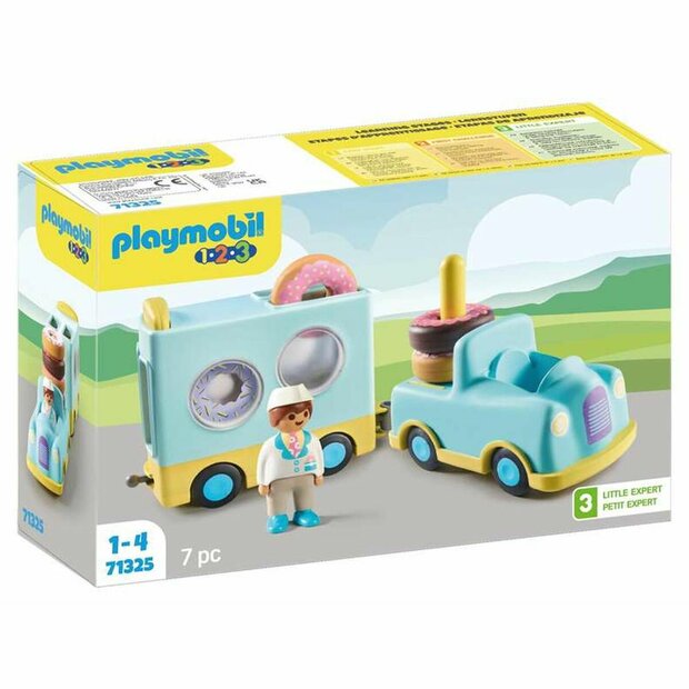 Playset Playmobil 71325 Vrachtwagen Donut 7 Onderdelen 1
