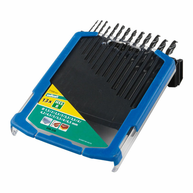 Borenset Wolfcraft 7104000 Metaal 13 Onderdelen 1