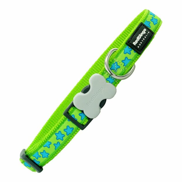 Hondenhalsband Red Dingo Ster Sterren (1,2 x 20-32 cm) 1
