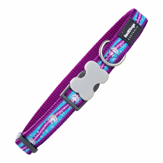 Hondenhalsband Red Dingo Eenhoorn (1,2 x 20-32 cm) 1