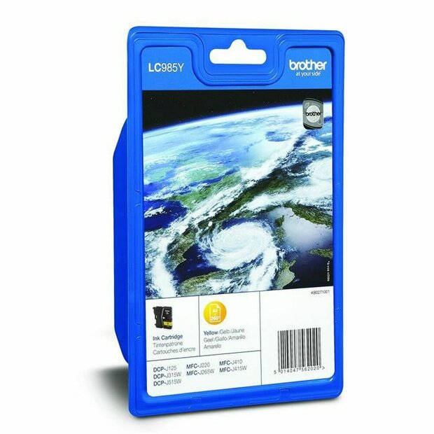 Originele inktcartridge Brother LC985Y Geel 1