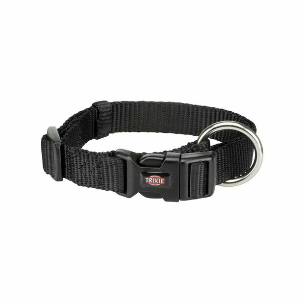Hondenhalsband Trixie New Premium Zwart L/XL 40-65 cm 1