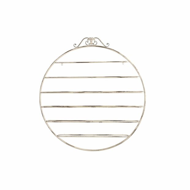 Flessenrek DKD Home Decor Metaal Wit (105 x 9,5 x 114 cm) 1