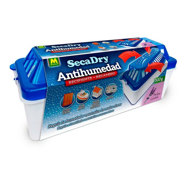 Luchtontvochtiger Mass&oacute; Secadry 231647 Navulling Anti-vochtigheid 500 g 1