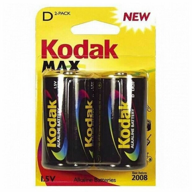 Alkalinebatterij Kodak LR20 1,5 V (2 pcs) 1