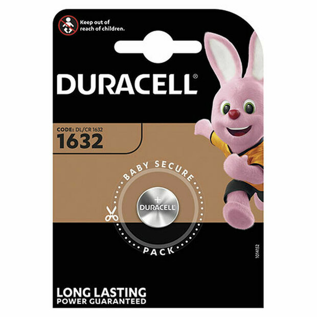 Lithiumbatterij DURACELL CR1632 3V 1