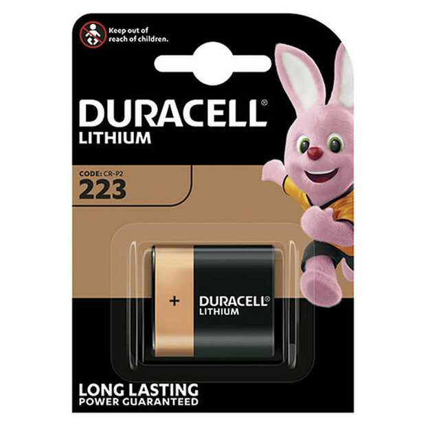 Lithiumbatterij DURACELL CR223 6V 1