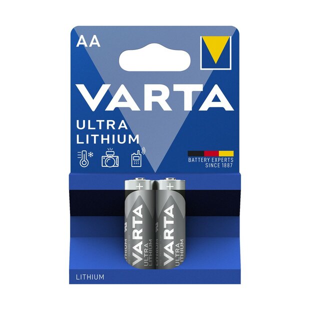 Batterijen Varta Ultra Lithium 1,5 V (2 Stuks) 1
