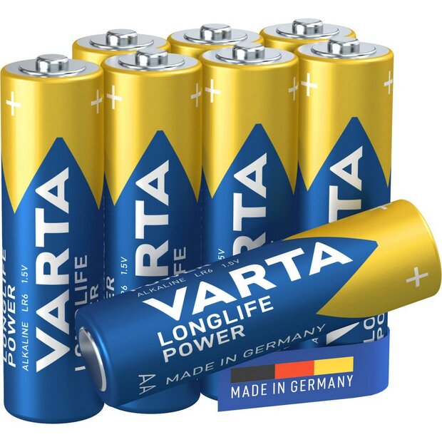 Batterijen Varta Long Life Power 1,5 V AA 1