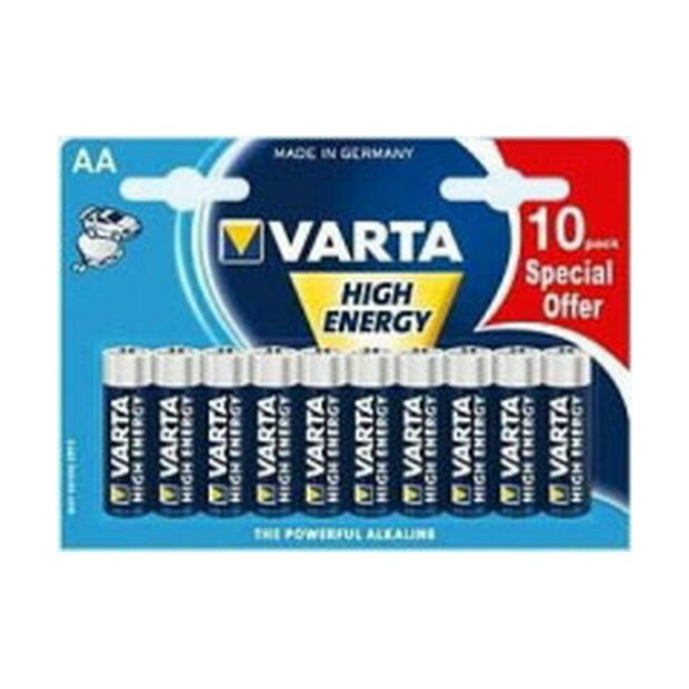 Batterijen Varta High Energy AA 10-pack (10 Onderdelen) 1