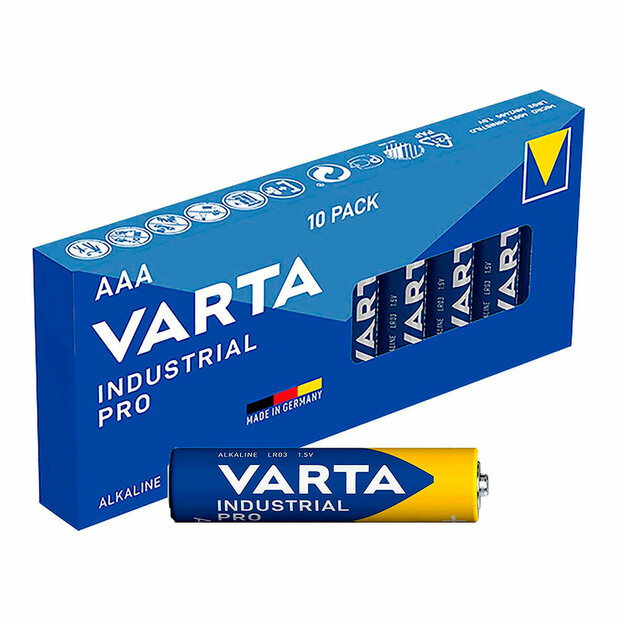 Batterijen Varta Industrial Pro AAA LR03 1,5 V (10 Stuks) 1
