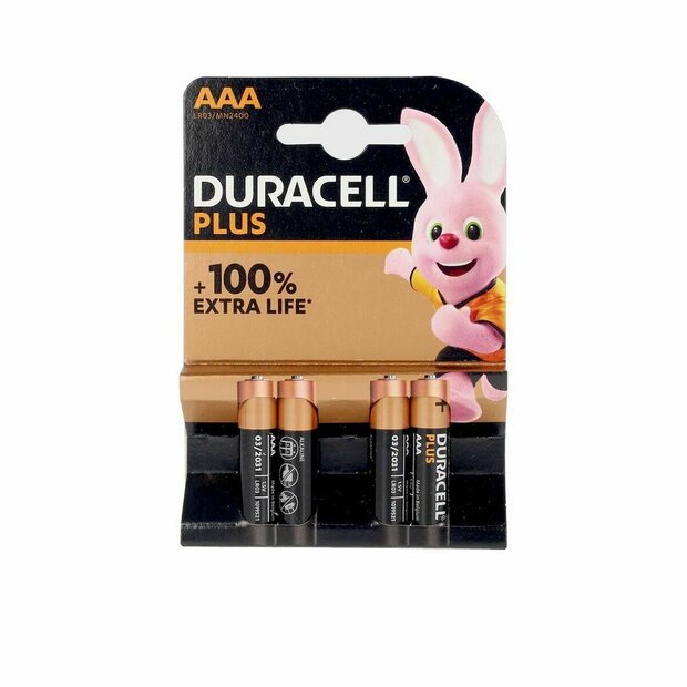 Batterijen DURACELL Plus LR03 (4 uds) 1