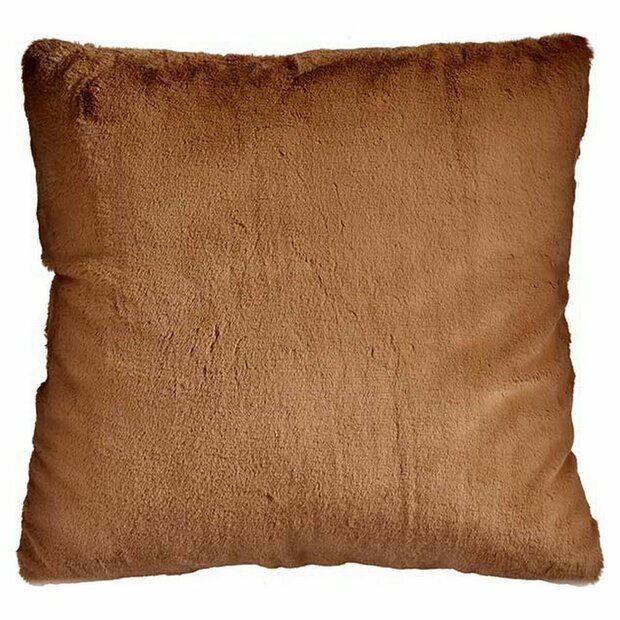 Kussen Met huid Bruin Synthetisch Leer (60 x 2 x 60 cm) 1