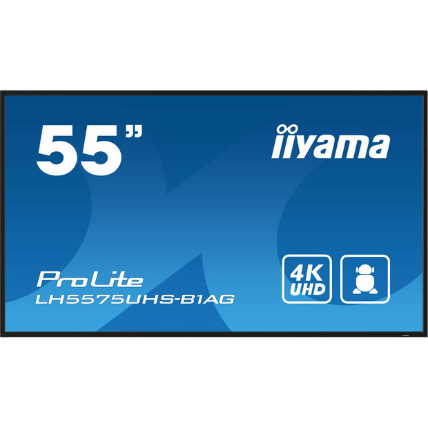 Videowall Monitor Iiyama LH5575UHS-B1AG 4K Ultra HD 55&quot; 1