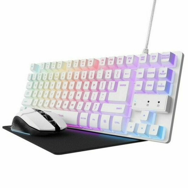 Toetsenbord met Gaming Muis Trust 25233 GXT794W 1