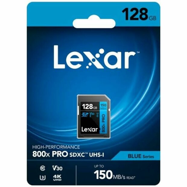 Micro SD kaart met adapter Lexar LSD0800P128G-BNNNG 128 GB 1