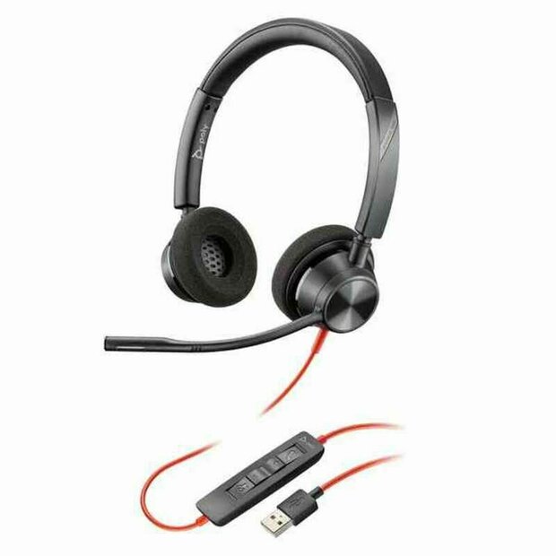 Hoofdtelefoon met Hoofdband Poly BW3320 USB-A Zwart 1