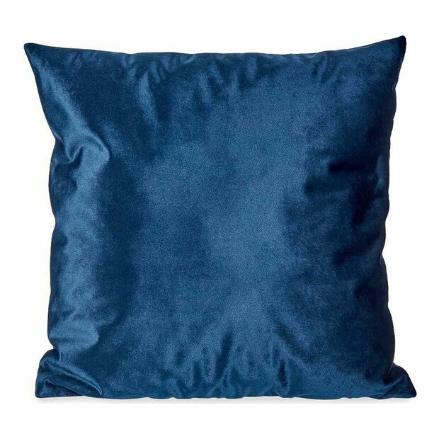 Kussen Fluweel Blauw Polyester (45 x 13 x 45 cm) 1