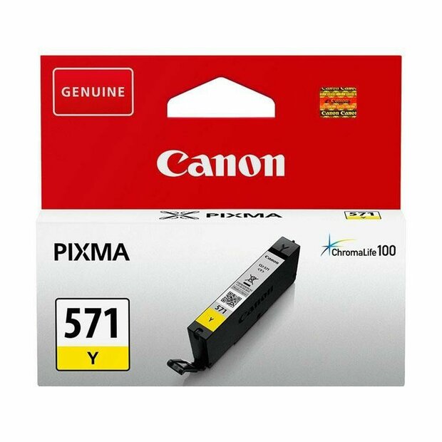Originele inktcartridge Canon CLI-571Y Geel 1