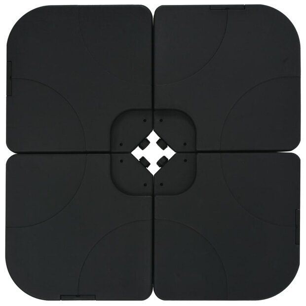 Parasolvoet draagbaar gevuld met zand / water 60 L 1