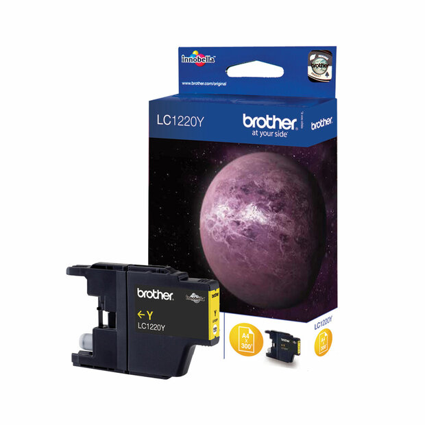 Originele inktcartridge Brother LC-1220Y Geel 1