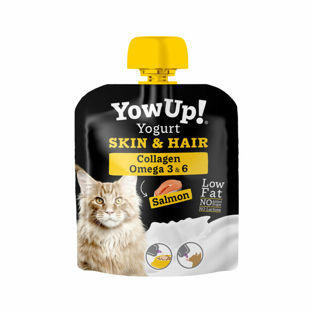 Kattenvoer YowUp Skin &amp; Hair Zalm 3 Stuks 1