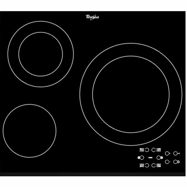 Vitrokeramische kookplaat Whirlpool Corporation AKT807BF 58 cm 5600 W 1