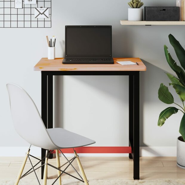 Bureaublad 80x55x2,5 cm massief beukenhout 1