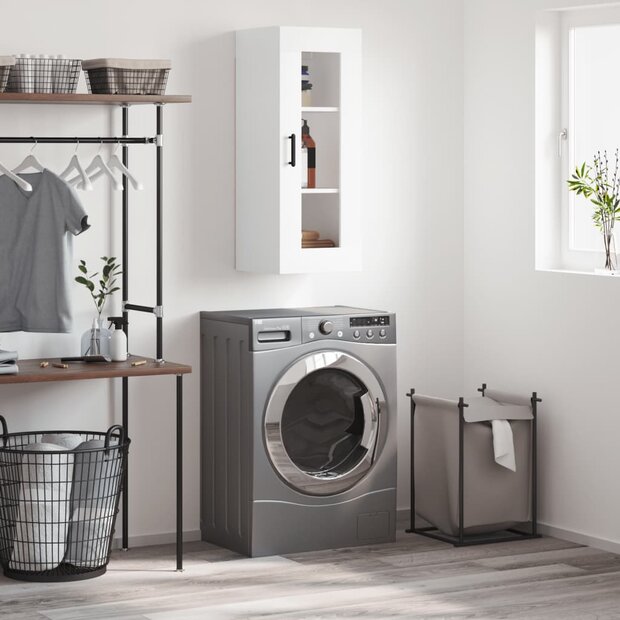 Hangkast 34,5x34x90 cm wit 1