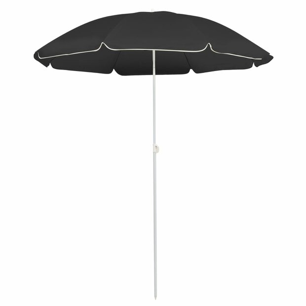 Parasol met stalen paal 180 cm antracietkleurig 1
