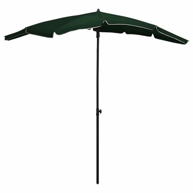 Parasol met paal 200x130 cm groen 1