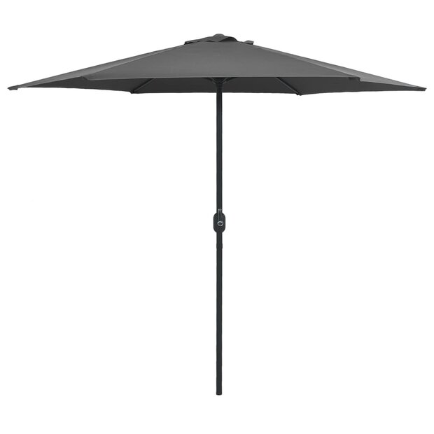 Parasol met aluminium paal 270x246 cm antracietkleurig 1