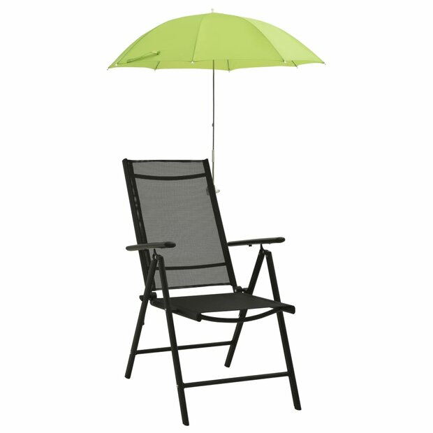 Campingstoelparasols 2 st 105 cm groen 1