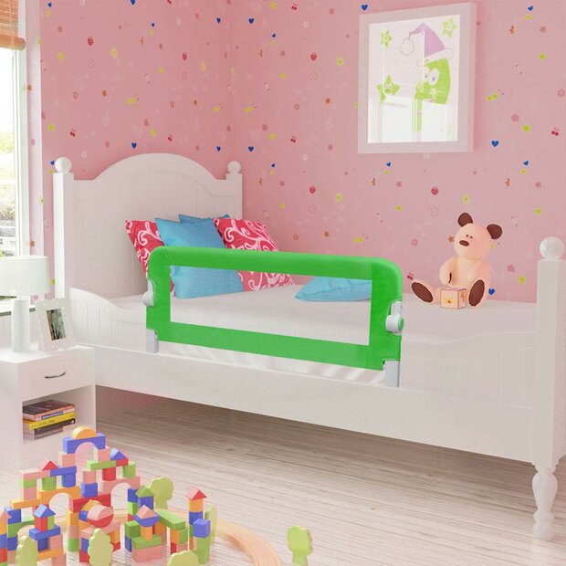 Kinderbedhekjes 2 st 102x42 cm groen 1