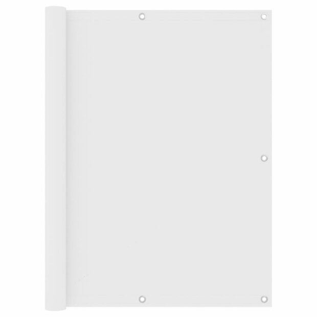 Balkonscherm 120x300 cm oxford stof wit 1